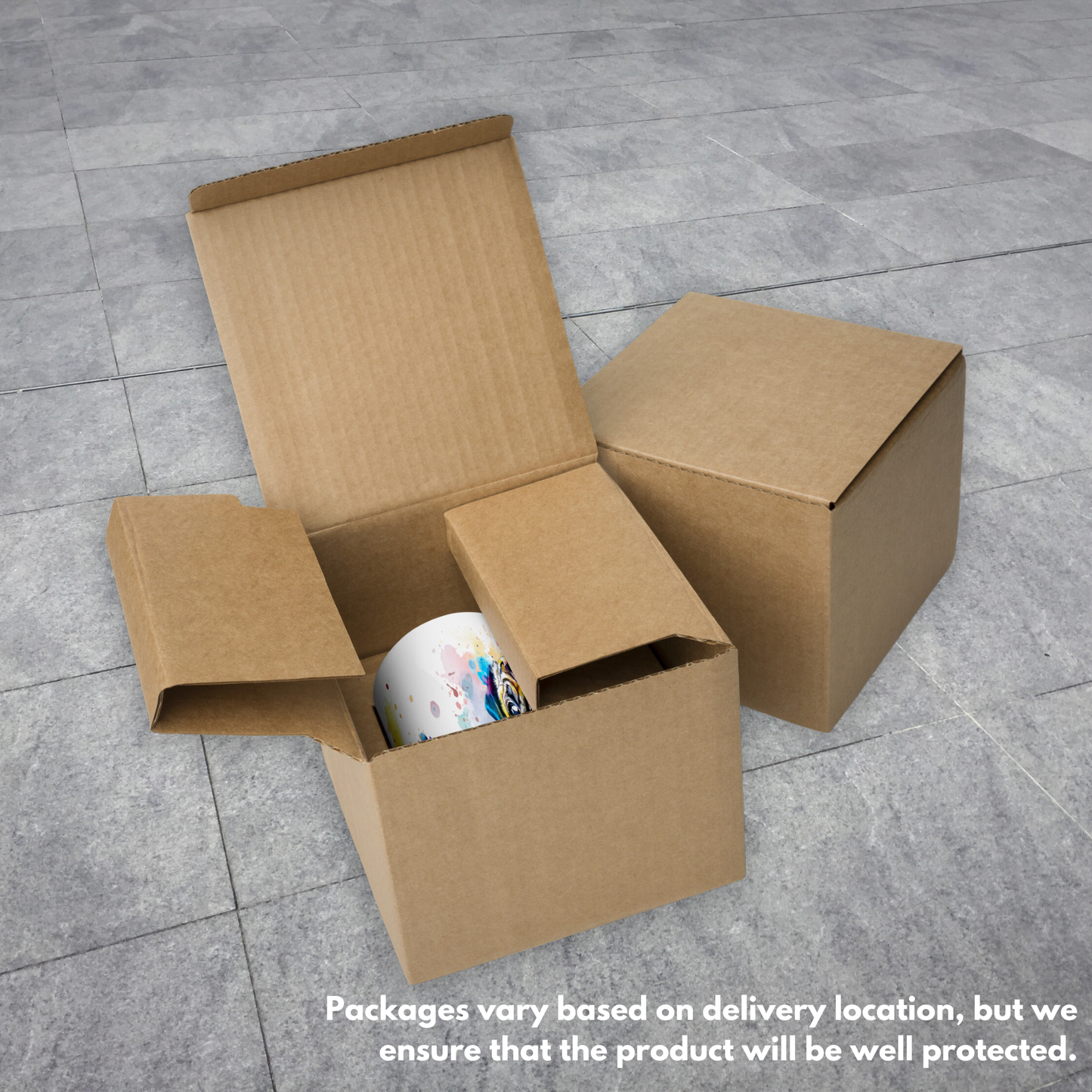 Packing of our mug. Packages may vary but we ensure that the product will be protected.
