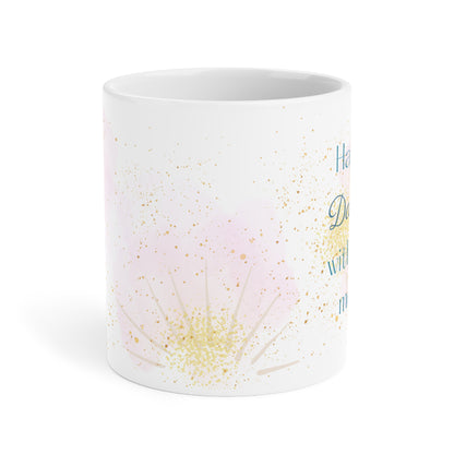 Happiness Dances Within Every Moment Jumbo Mug, 20oz
