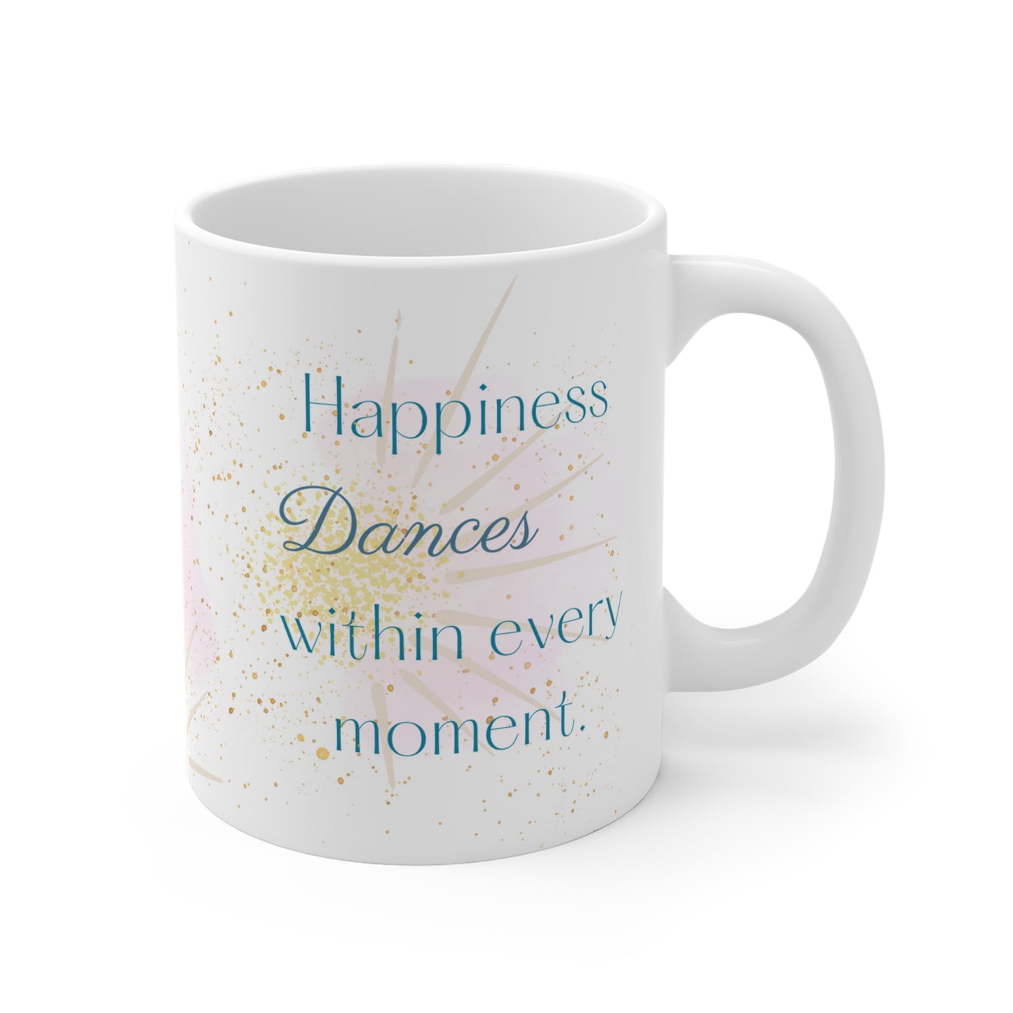 Happiness Dances Within Every Moment Jumbo Mug, 20oz