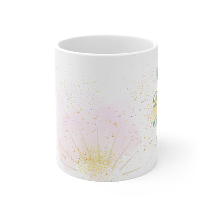 Happiness Dances Within Every Moment Jumbo Mug, 20oz