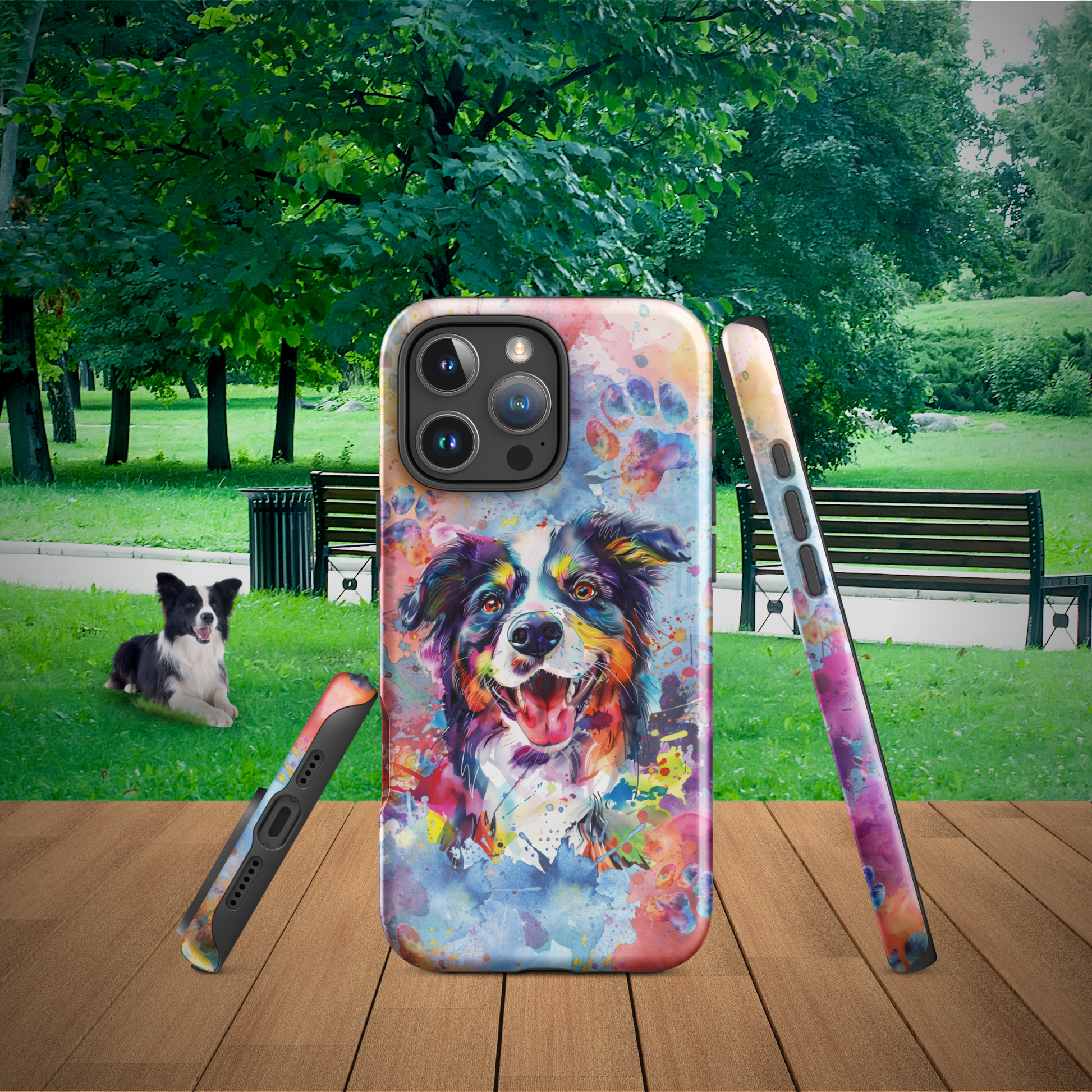 Border Collie iPhone Case, Cute Dog Cell Phone Case, Watercolor Art, iPhone 16/15/14/13/12/11 Pro Max/Pro/Plus/Mini, Tech Accessory - iPhone 11 Border Collie iPhone Case, Cute Dog Cell Phone Case, Watercolor Art, iPhone 16/15/14/13/12/11 Pro Max/Pro/Plus/Mini, Tech Accessory - iPhone 11