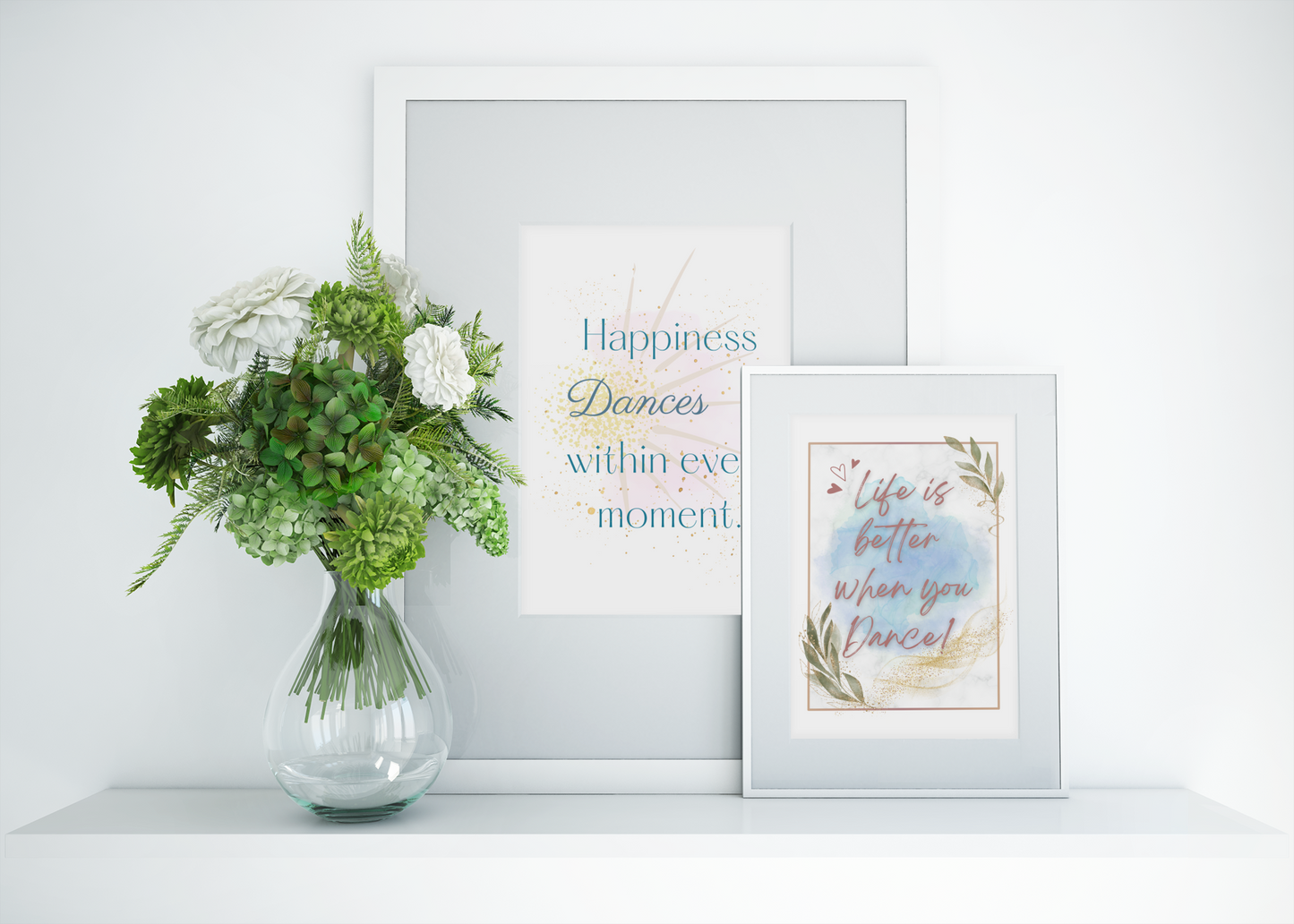 Life is better when you Dance | Inspirational Wall Art | Watercolor Poster | Dancing Inspiration | Quote | Dance Print