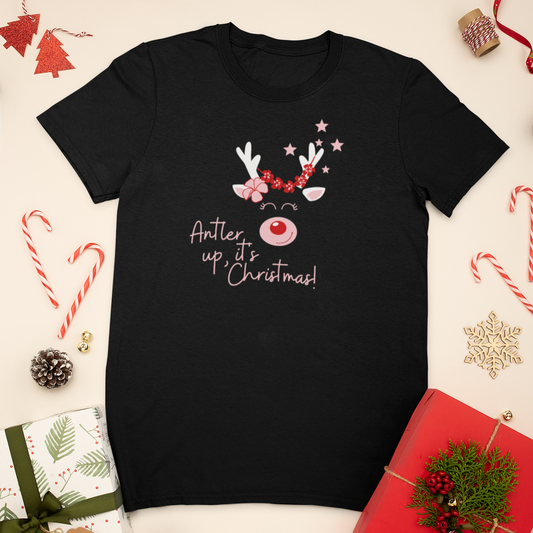 Antler Up its Christmas Reindeer Tee