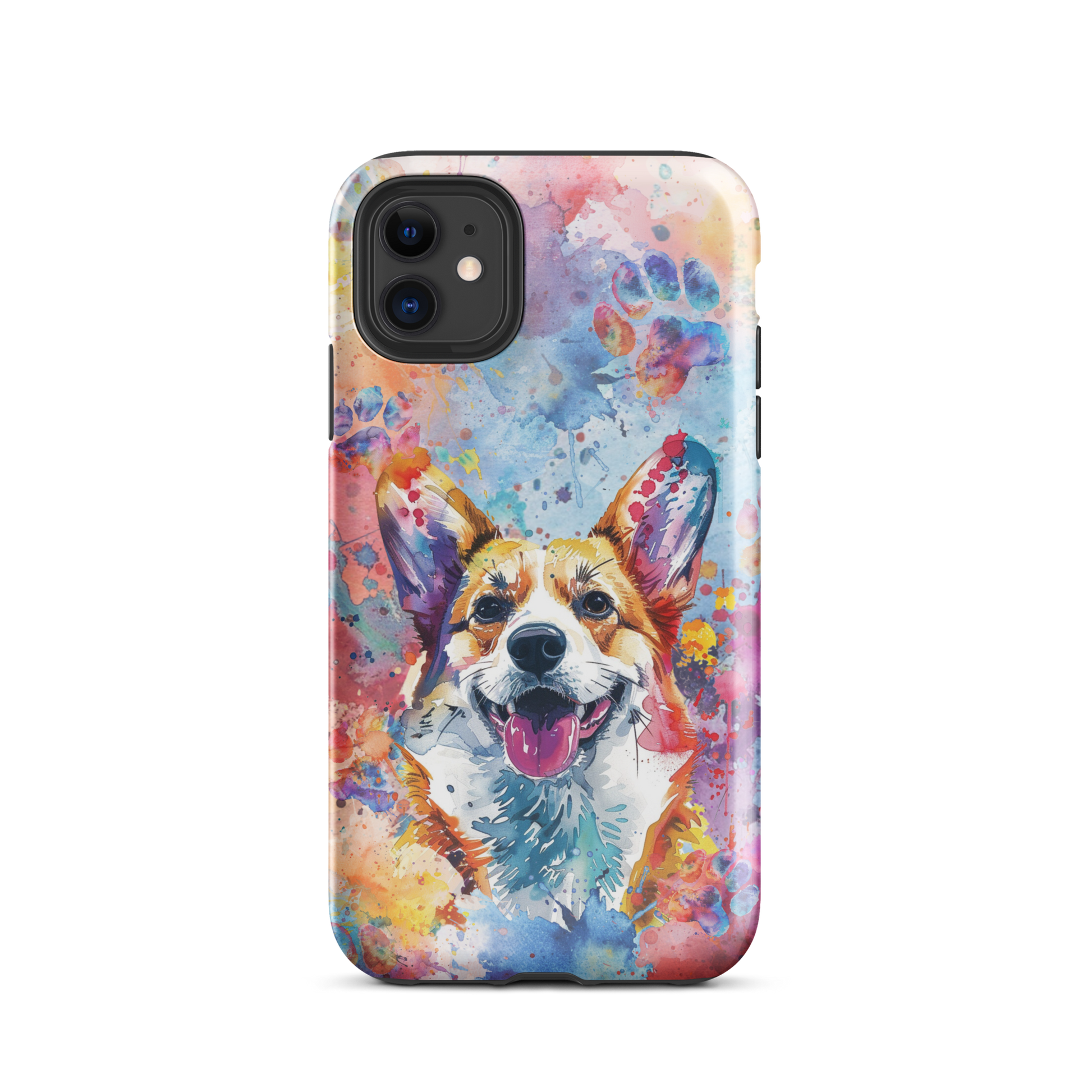 Corgi iPhone Case, Cute Dog Cell Phone Case, Watercolor Art, iPhone 16 – Blue Fickle Corgi iPhone Case, Cute Dog Cell Phone Case, Watercolor Art, iPhone 16 – Blue Fickle