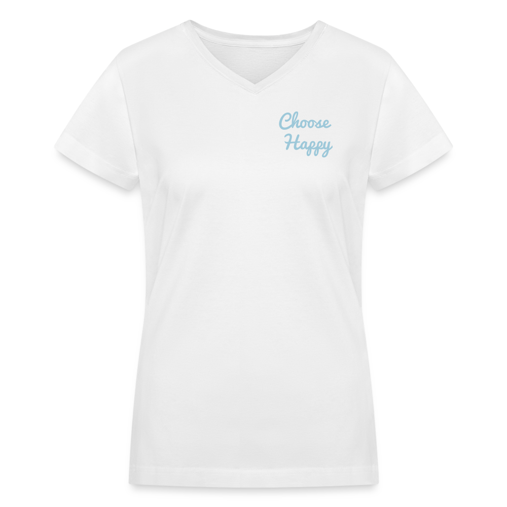 Choose Happy - white