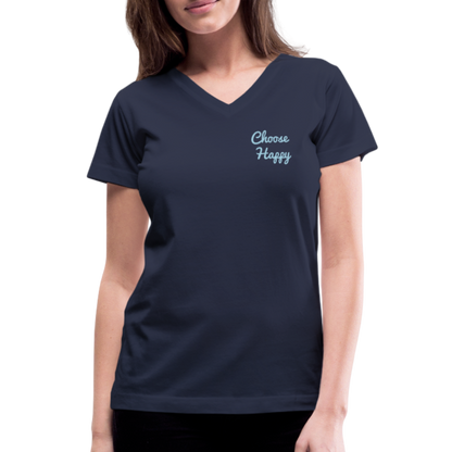 Choose Happy - navy