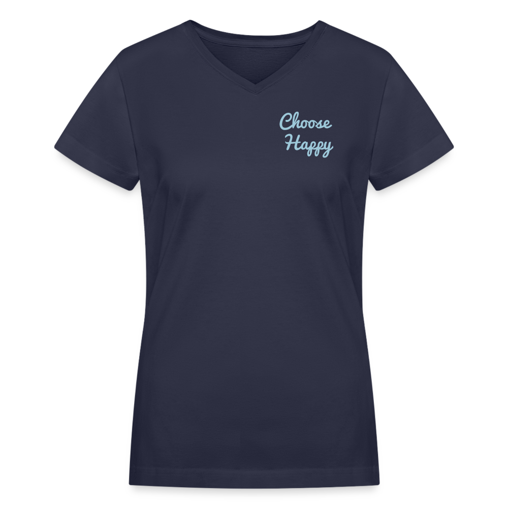 Choose Happy - navy