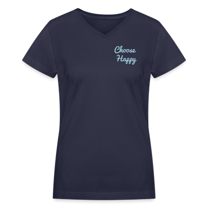 Choose Happy - navy